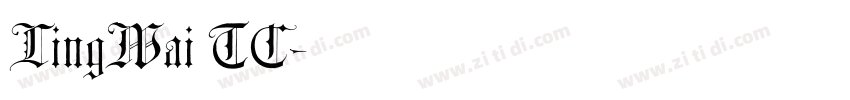 LingWai TC字体转换